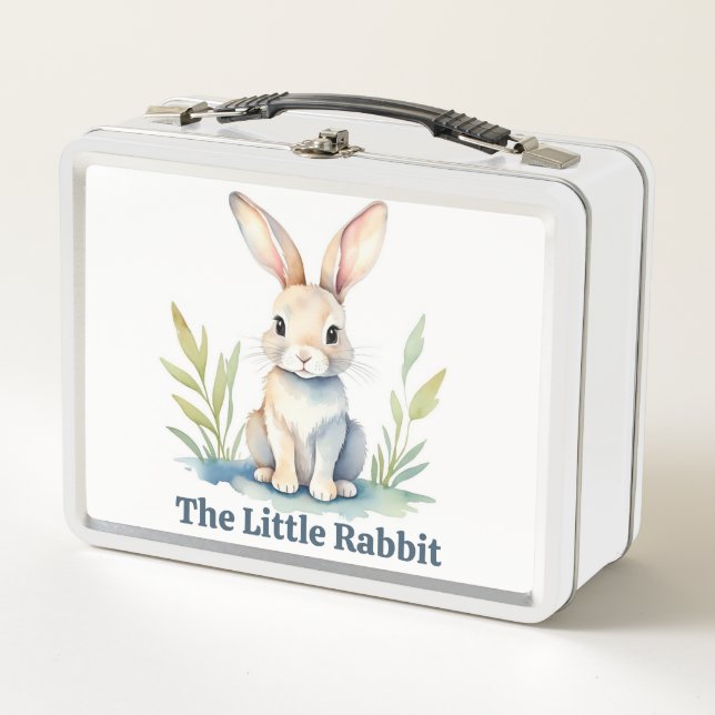 The LIttle Rabbit Metal Lunch Box (Front)