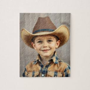 The Little Rancher’s First Rodeo Jigsaw Puzzle