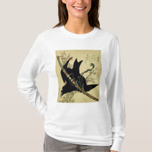 The Little Raven with the Minamoto clan sword T-Shirt