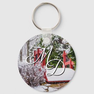The Little Red Bridge Keychain