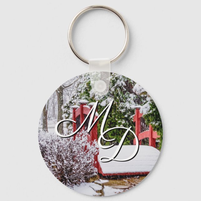 The Little Red Bridge Keychain (Front)