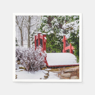 The Little Red Bridge Napkin