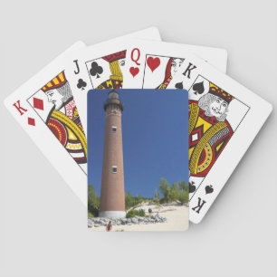 The Little Sable Point Light on Lake Michigan Playing Cards