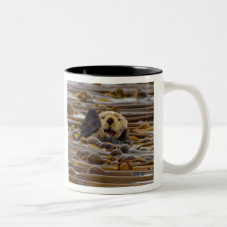 The Little Sea Otter Two-Tone Coffee Mug