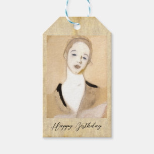 The Little Servant, Helene Schjerfbeck Gift Tags