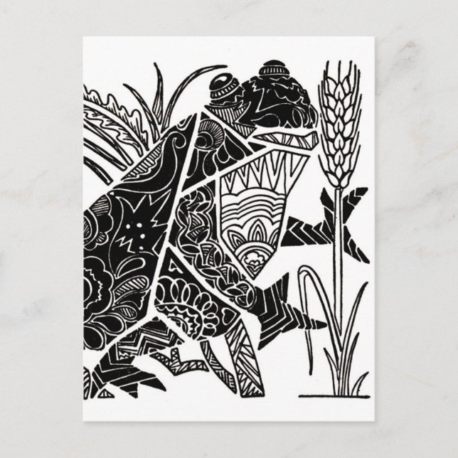 The Little Singing Frog Postcard (Front)