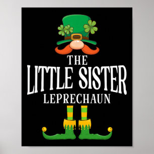 The Little Sister Leprechaun St Patricks Day Match Poster