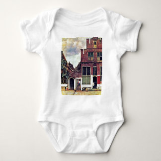 The Little Street, By Johannes Vermeer Baby Bodysuit