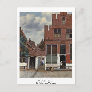 The Little Street By Johannes Vermeer Postcard