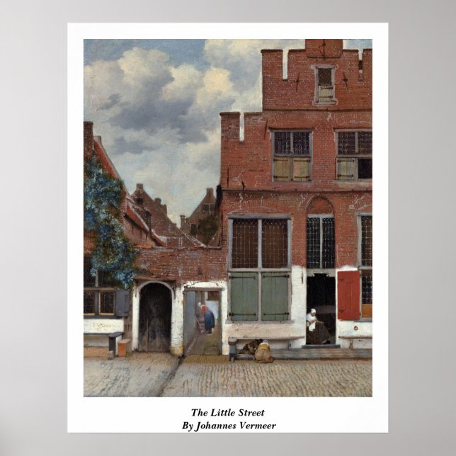 The Little Street By Johannes Vermeer Poster (Front)