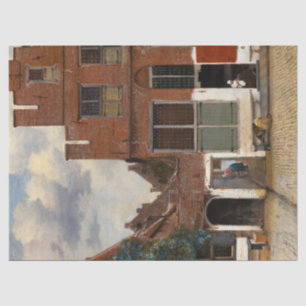 The Little Street, View of Houses in Delft Tissue Paper