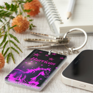 The little sweet pony, personalised key ring