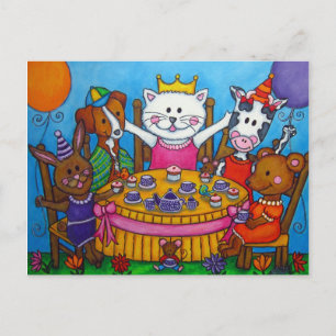 The Little Tea Party Postcard