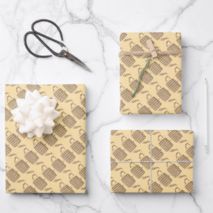 The Little Teapot Gift Wrapping Paper Sheet