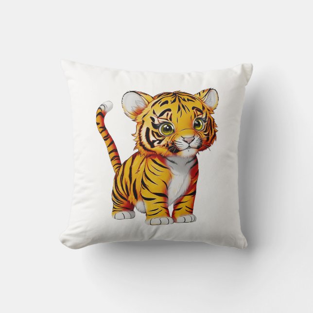 The Little Tiger, Light Cushion (Front)