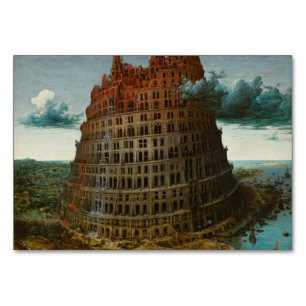 The Little Tower of Babel by Pieter Bruegel Table Number