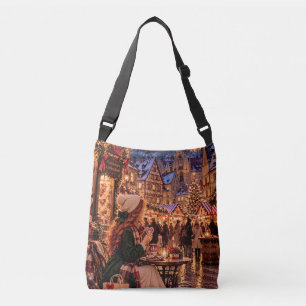 The Little Travel Girl Nuremberg Christmas Crossbody Bag