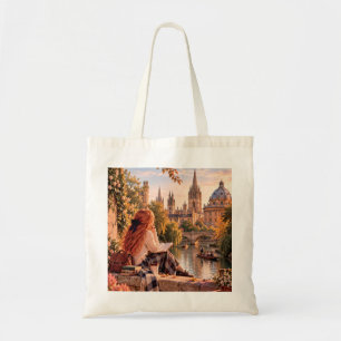 The Little Travel Girl Oxford Dreaming Spires Tote Bag