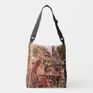 The Little Travel Girl Strasbourg Cafe Crossbody Bag