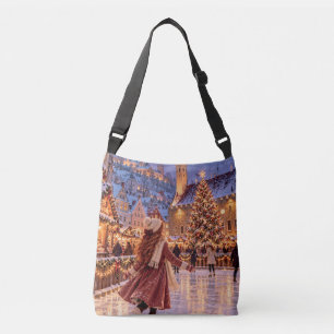 The Little Travel Girl Tallinn Christmas Crossbody Bag