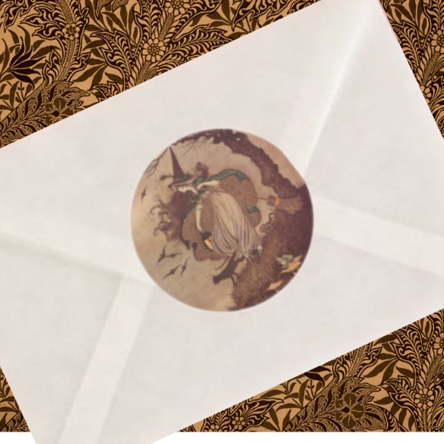 The Little Witch Classic Round Sticker (Creator Uploaded)