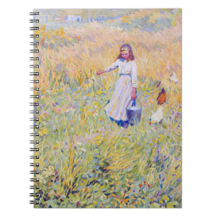 The Little Worker painting by Helen McNicoll Notebook