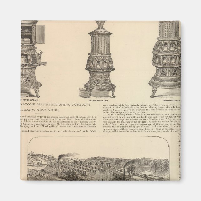 The Littlefield Stove Manufacturing Company Magnet (Front)