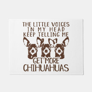 The Littles Voices Get More Chihuahuas Doormat