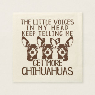 The Littles Voices Get More Chihuahuas Napkin