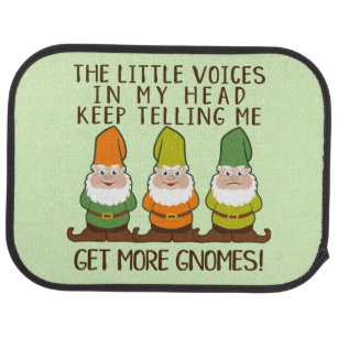 The Littles Voices Get More Gnomes Car Mat