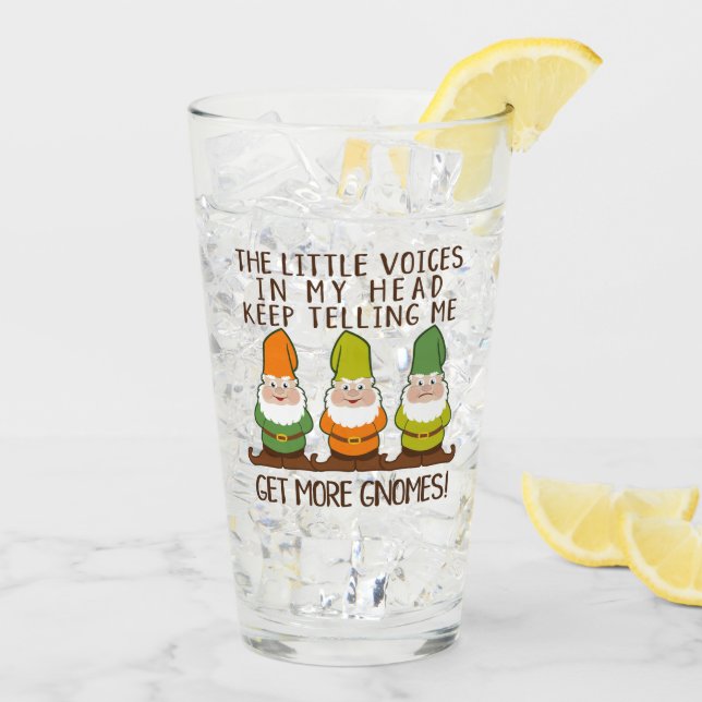 The Littles Voices Get More Gnomes Glass (Back Ice)