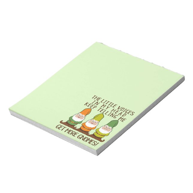 The Littles Voices Get More Gnomes Notepad (Rotated)