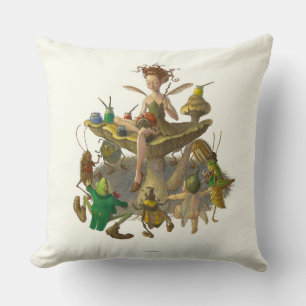 “The Littlest Artist” Throw Pillow