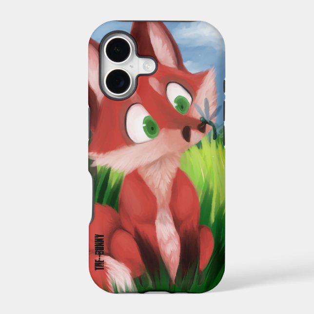 The Littlest Fox iphone case. (Back)