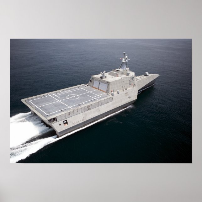 The littoral combat ship Independence Poster (Front)
