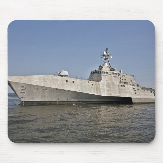 The littoral combat ship Independence underway Mouse Pad (Front)