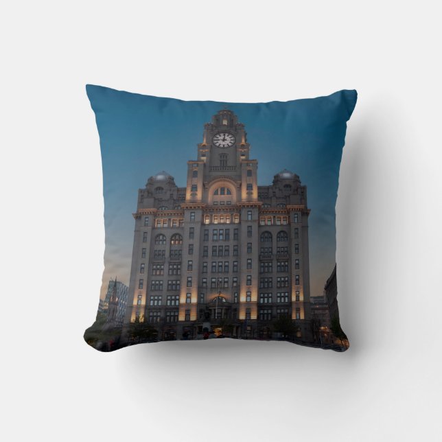 The Liver Building Cushion  (Front)