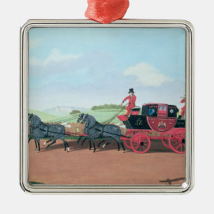 The Liverpool and London Royal Mail Coach, 1812 Metal Ornament