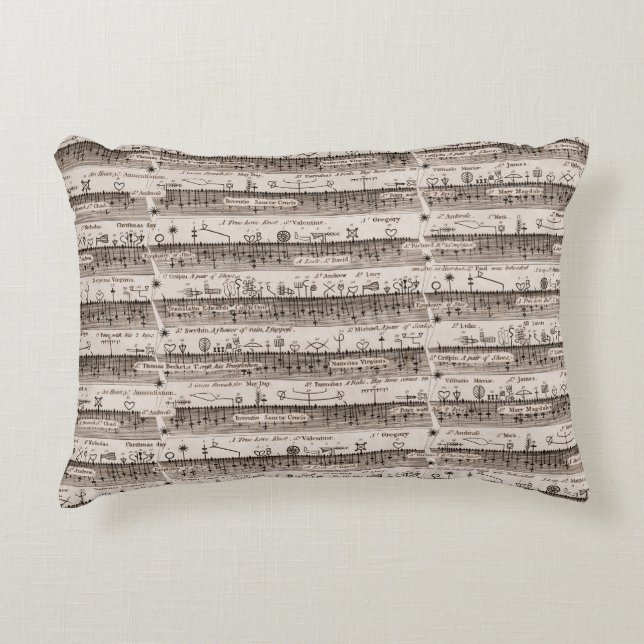 The Lives of the Saints Decorative Cushion (Front)