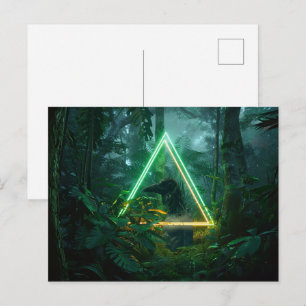 The Living Birdman Symbol Postcard