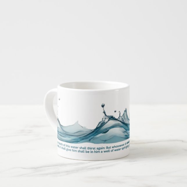 The Living Water mug design (3) (Front Left)