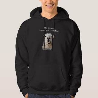 The Llama Knows You Cheated Hoodie
