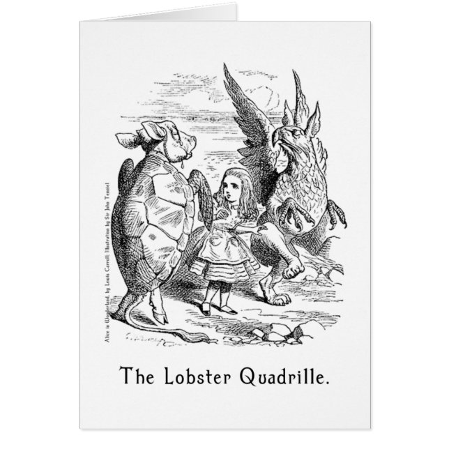 The Lobster Quadrille Alice in Wonderland Art (Front)
