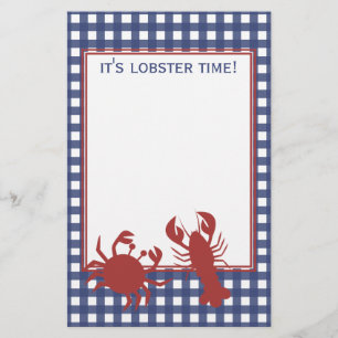 the Lobster & the Crab Stationery