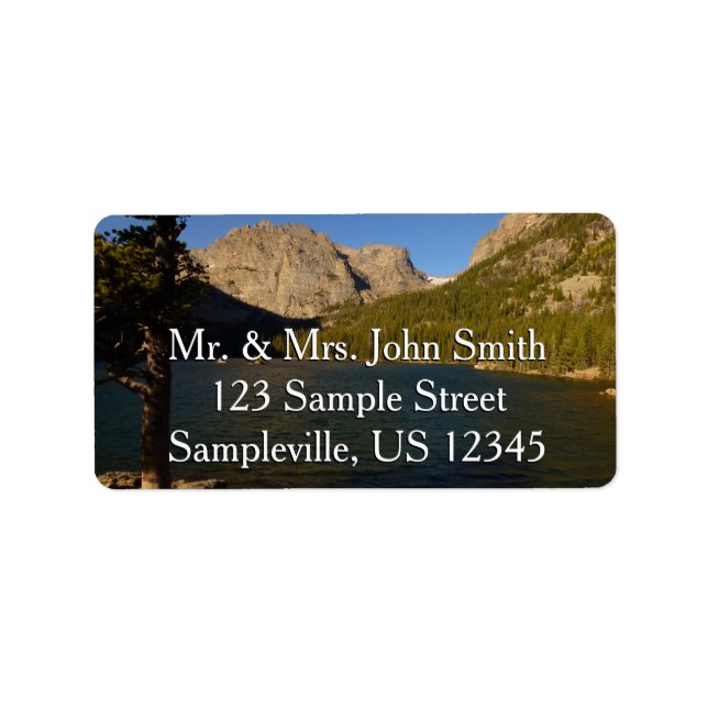 The Loch at Rocky Mountain National Park Label (Front)