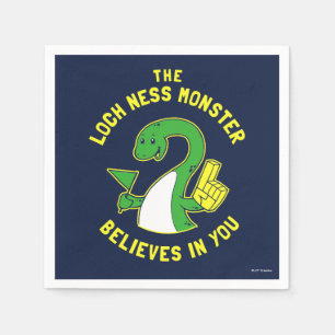 The Loch Ness Monster Believes In You Napkin