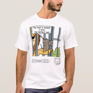 The lock is bolted! I have the perfect tool. T-Shirt