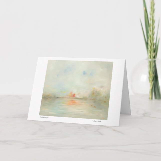 The Lock Keeper Landscape Painting Card (Front)