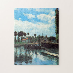 The lock of Pontoise by Camille Pissarro Jigsaw Puzzle