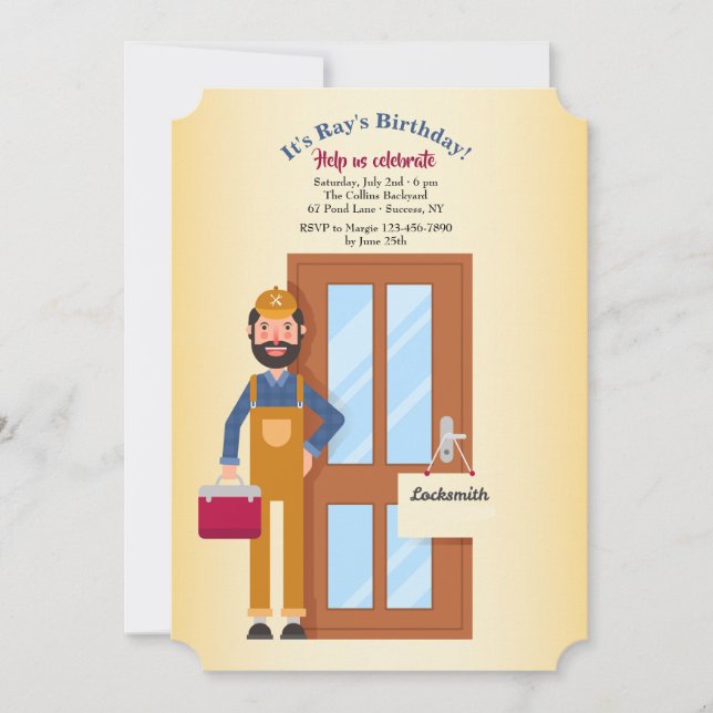 The Locksmith Invitation (Front)